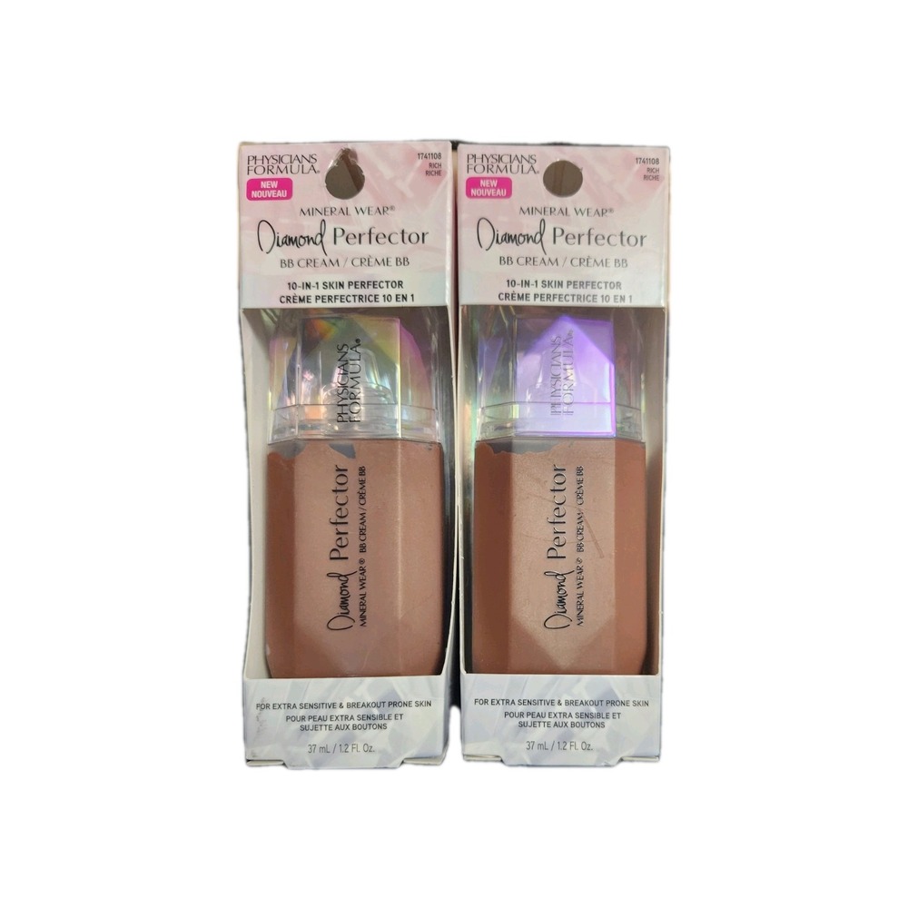 Lot Of 2‎ Diamond Perfecter BB Cream 10 In 1 Skin Perfecter Rich 1741108